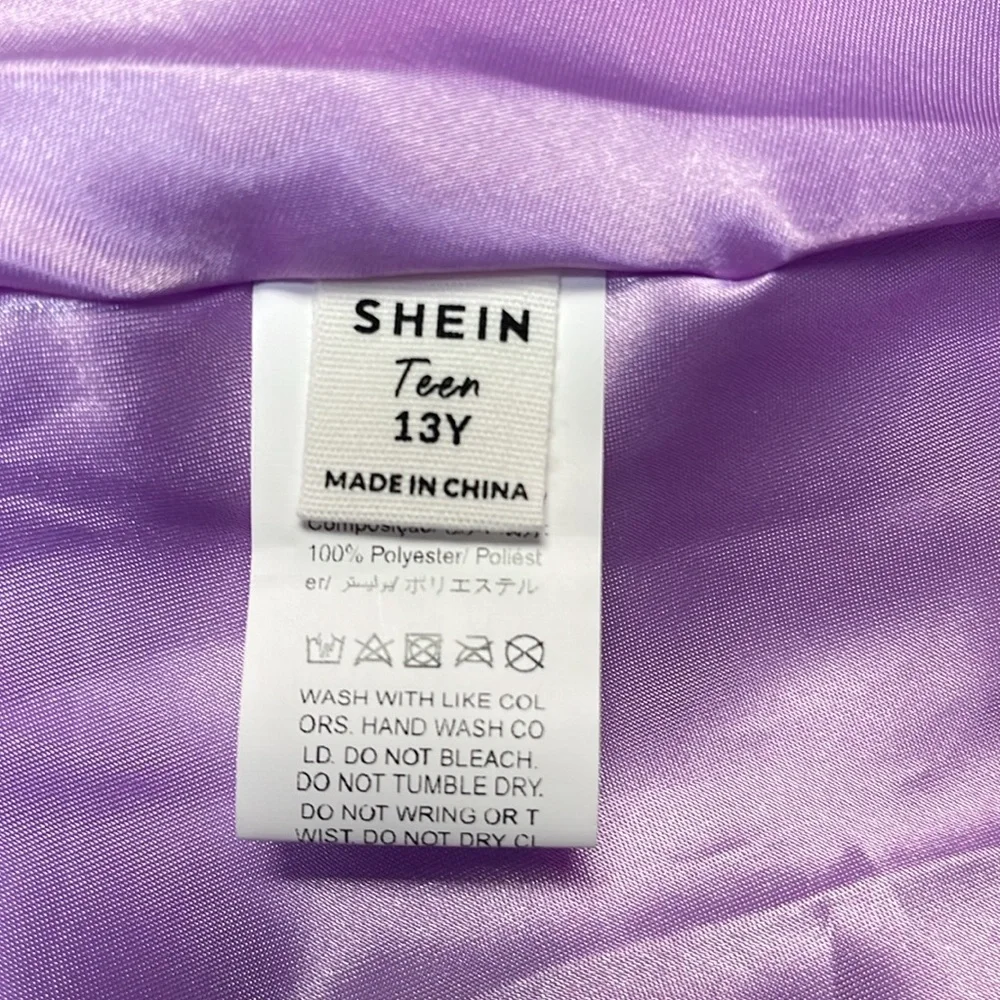 SHEIN Tulle Dress Purple SZ Teen 13Y